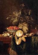 Still Life with a Peeled Lemon Jan Davidsz. de Heem